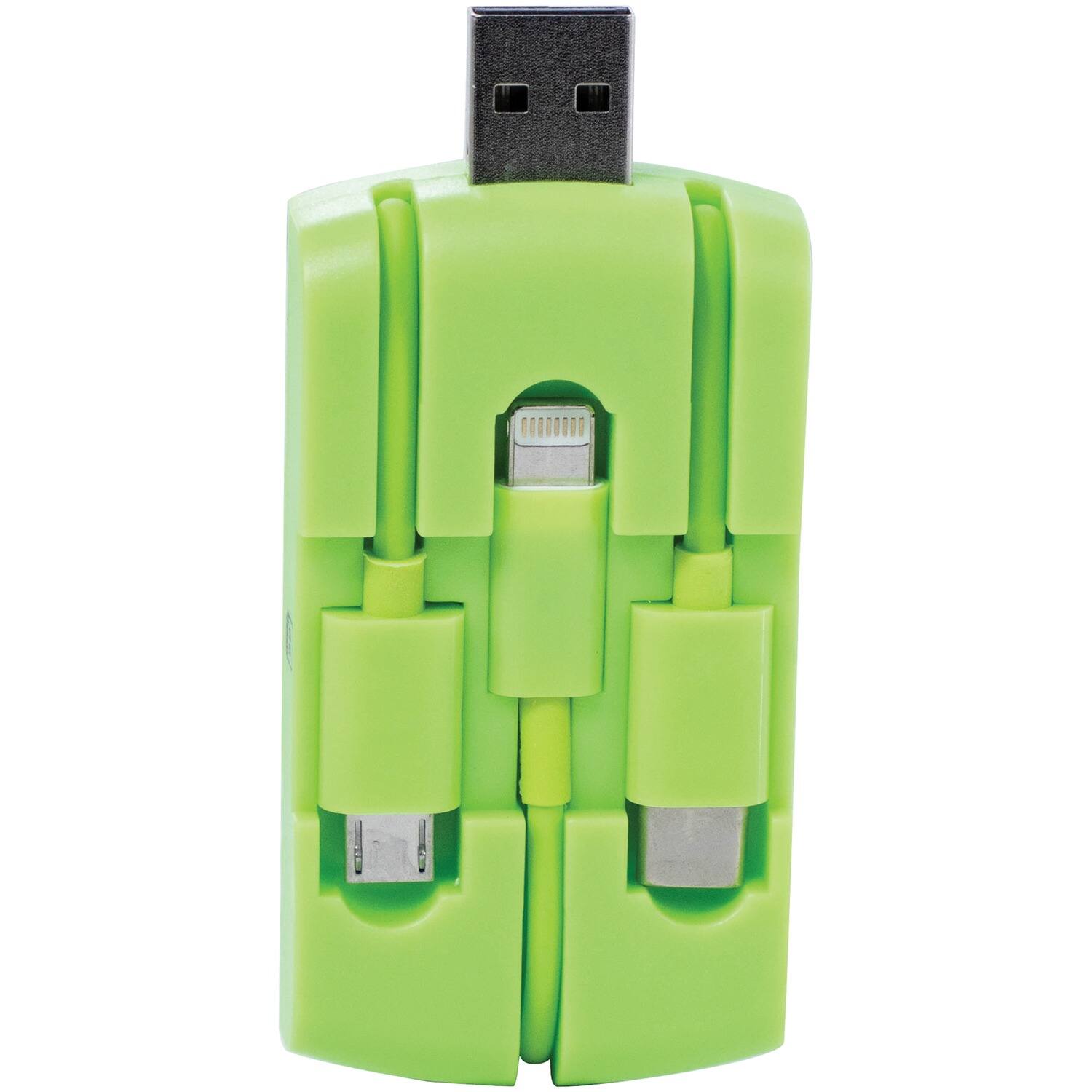 Alt View 2. HME - 4:1 Card Reader - Neon Green.