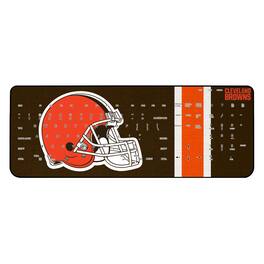 Keyscaper - Cleveland Browns Stripe Wireless Keyboard - Multicolor