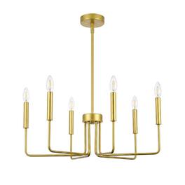Living District - Willa 26 inch Pendant Light - Brass