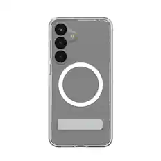 Front. ZAGG - Crystal Palace Snap MagSafe Compatible Case w/ Kickstand for Samsung S25+ - Clear.