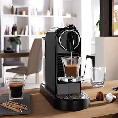 De'Longhi CitiZ Single Serve Espresso Machine Limousine Black De'Longhi CitiZ Single Serve Espresso Machine Limousine Black