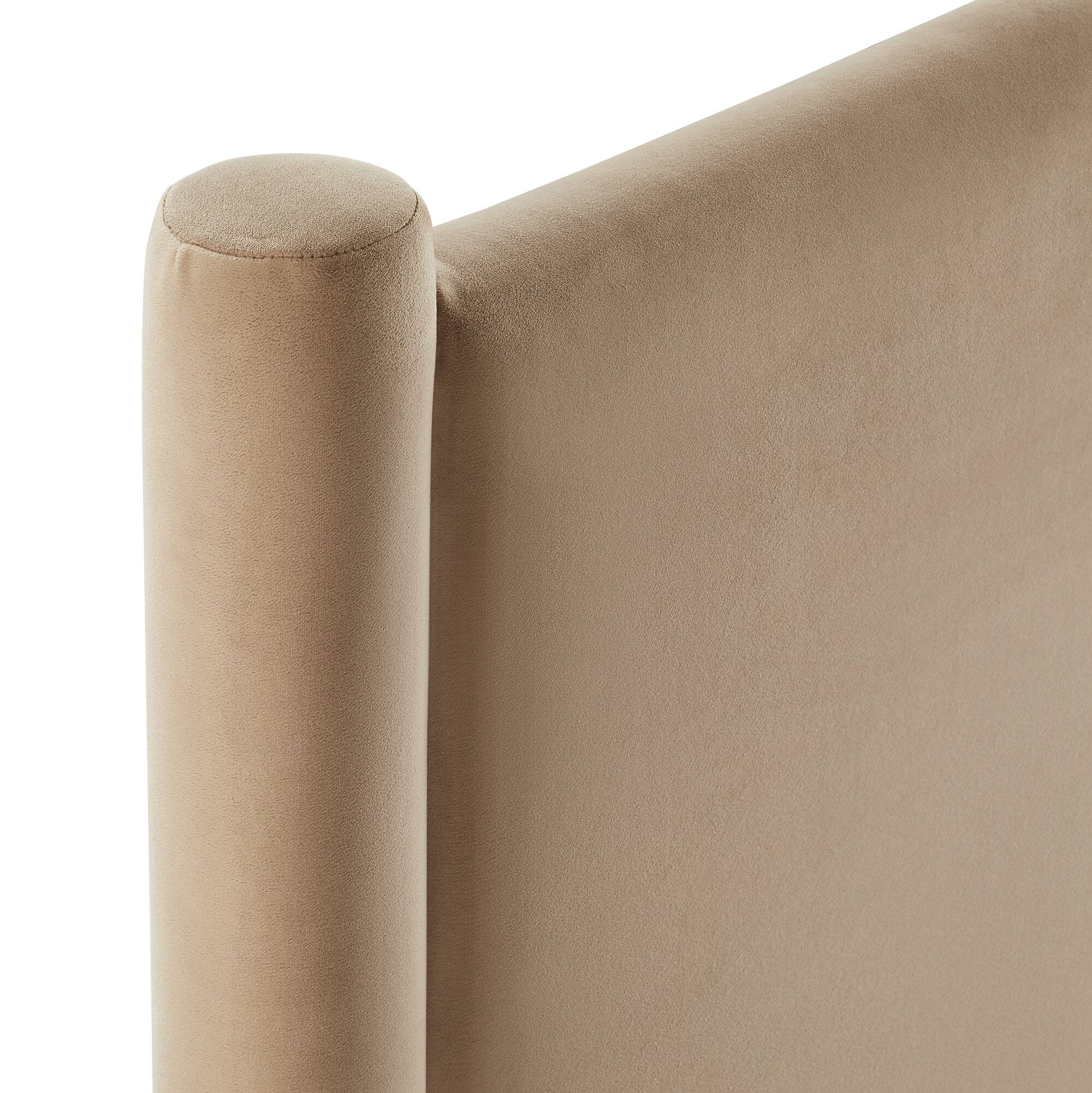 Alt View 1. Modway - Rael Performance Velvet Full Headboard by Modway - Oatmeal.