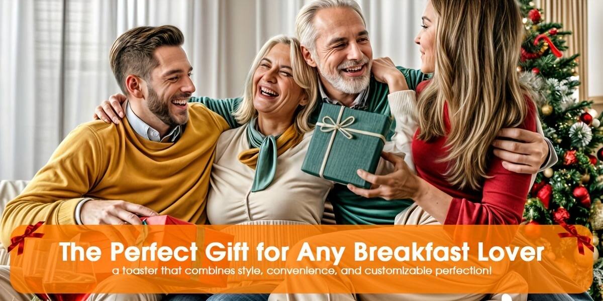 The Perfect Gift for Any Breakfast Lover  
a toaster that combines style, convenience, and customizable perfection!