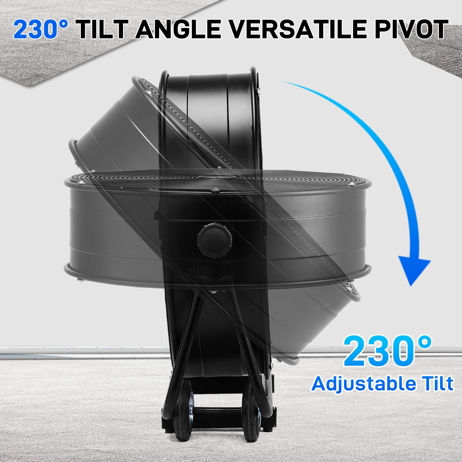 230° TILT ANGLE VERSATILE PIVOT

230° Adjustable Tilt