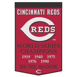 WinCraft - Cincinnati Reds 24" x 38" Championship Banner - Multicolor
