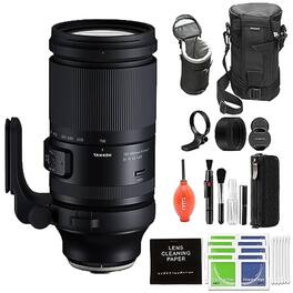 Tamron - 150-500mm f/5-6.7 Di III VXD Lens for FUJIFILM X with Advanced Accessory and Travel Bundle | AFA057F-700 - Black