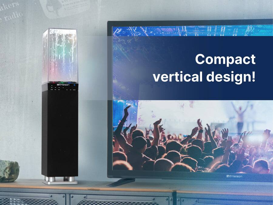 Compact vertical design!