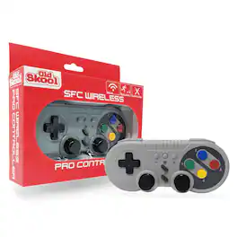 Old Skool - SFC Wireless Pro Controller - Gray