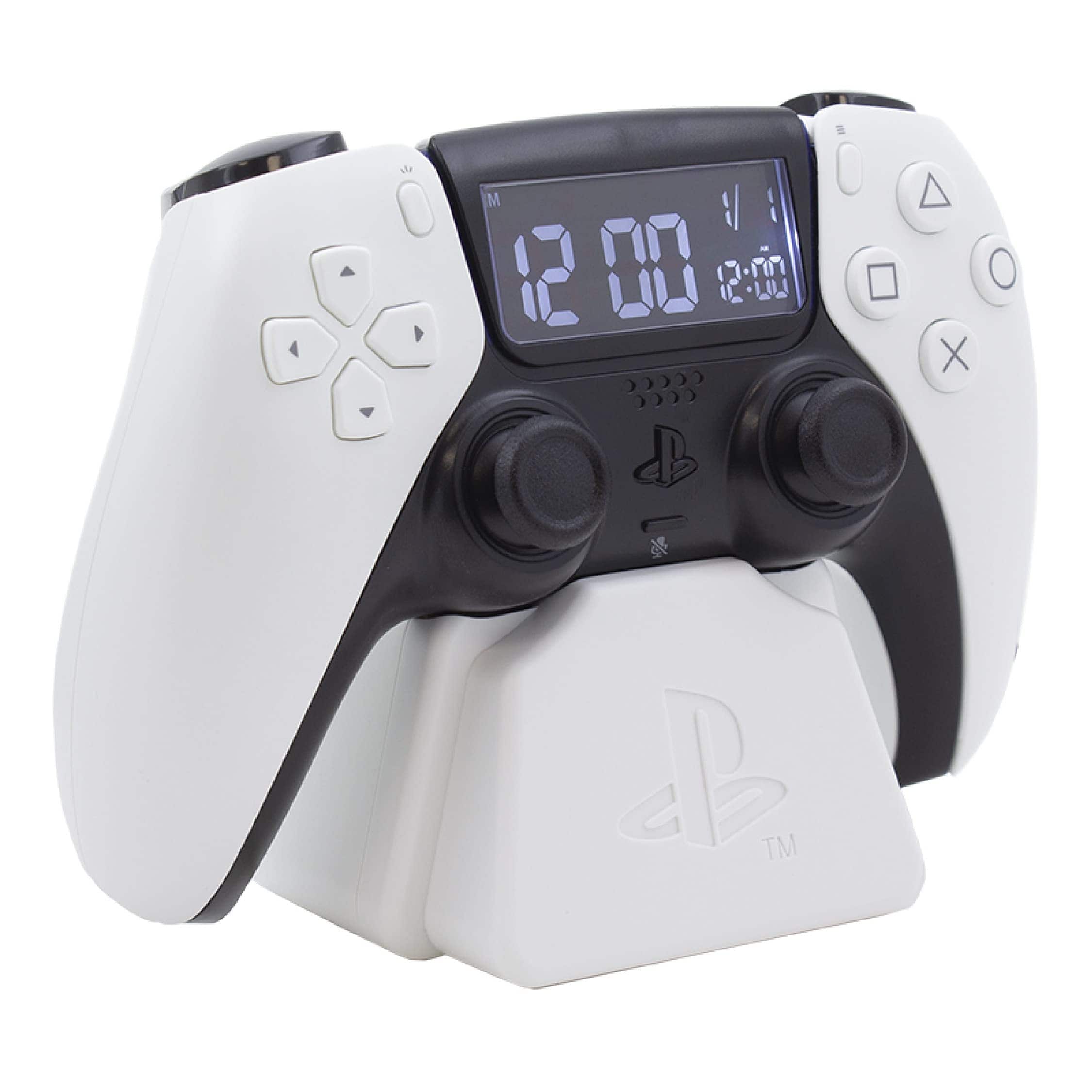 DORLUKFU - PlayStation PS5 Controller Alarm Clock, Officially Licensed Merchandise - White