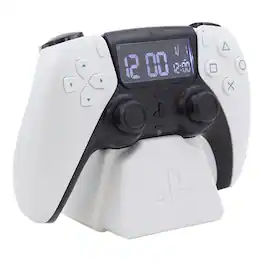 DORLUKFU - PlayStation PS5 Controller Alarm Clock, Officially Licensed Merchandise - White