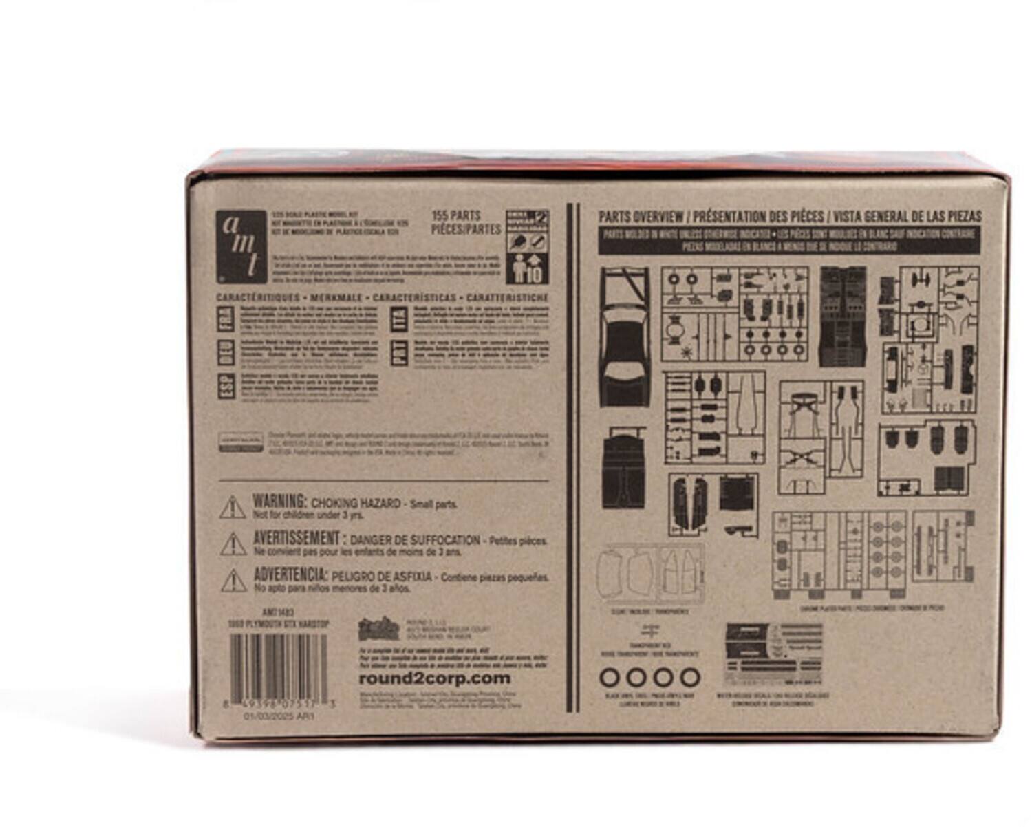 155 PARTS  
PIECES/PARTES  
CARACTERÍSTICAS  
MERKMALE  
CARATTERISTICHE  

PARTS OVERVIEW /  
PRÉSENTATION DES PIÈCES /  
VISTA GENERAL DE LAS PIEZAS  

WARNING: CHOKING HAZARD - Small parts for children under 3 years  
AVERTISSEMENT : DANGER DE SUFFOCATION - Petites pièces Ne pas pour les enfants de moins de 3 ans  
ADVERTENCIA: PELIGRO DE ASFIXIA - Contiene piezas pequeñas No apto para menores de 3 años  

round2corp.com  
8 49398 07517 1  
01/03/2025  

ART. 0000