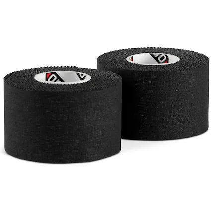 Front. RockTape - RockTape Athletic Tape for Joint Support , Black, 2 Pack - Black.