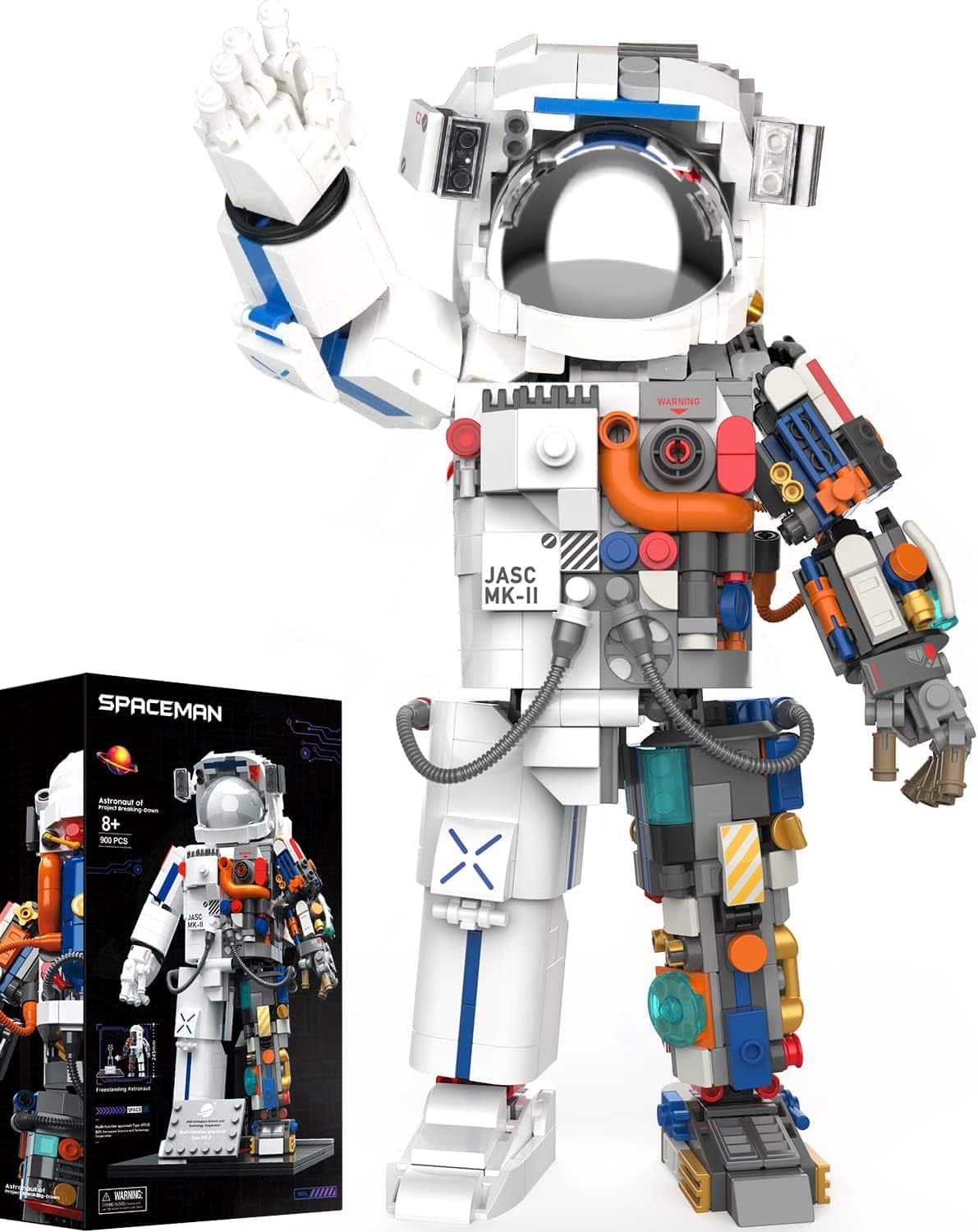 Aukfa - Space Astronaut Building Set (1088PCS) with Display Stand. Compatible Brand Model Toy Gift for Adults & Kids 8-14. price history on PriceWatchPro