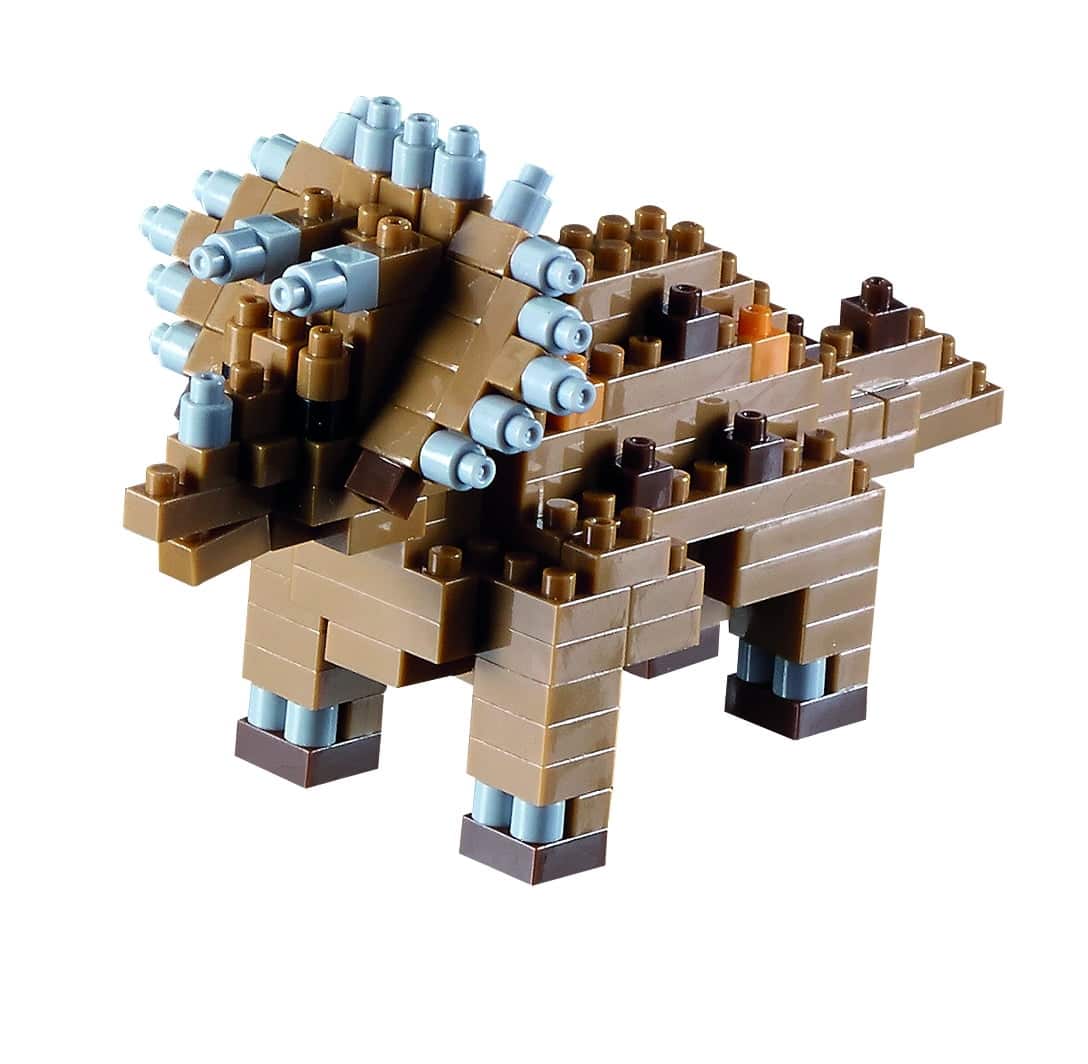 Brixies - TRICERATOPS Building Set for Kids