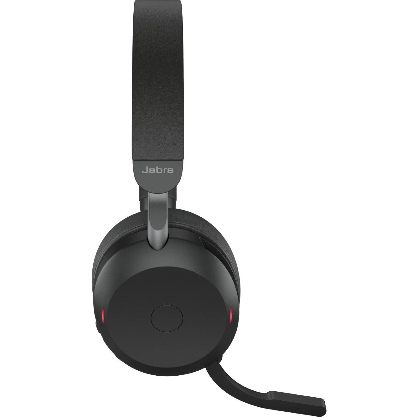Jabra Evolve2 75 Wireless On ear Stereo Headset USB A Unified