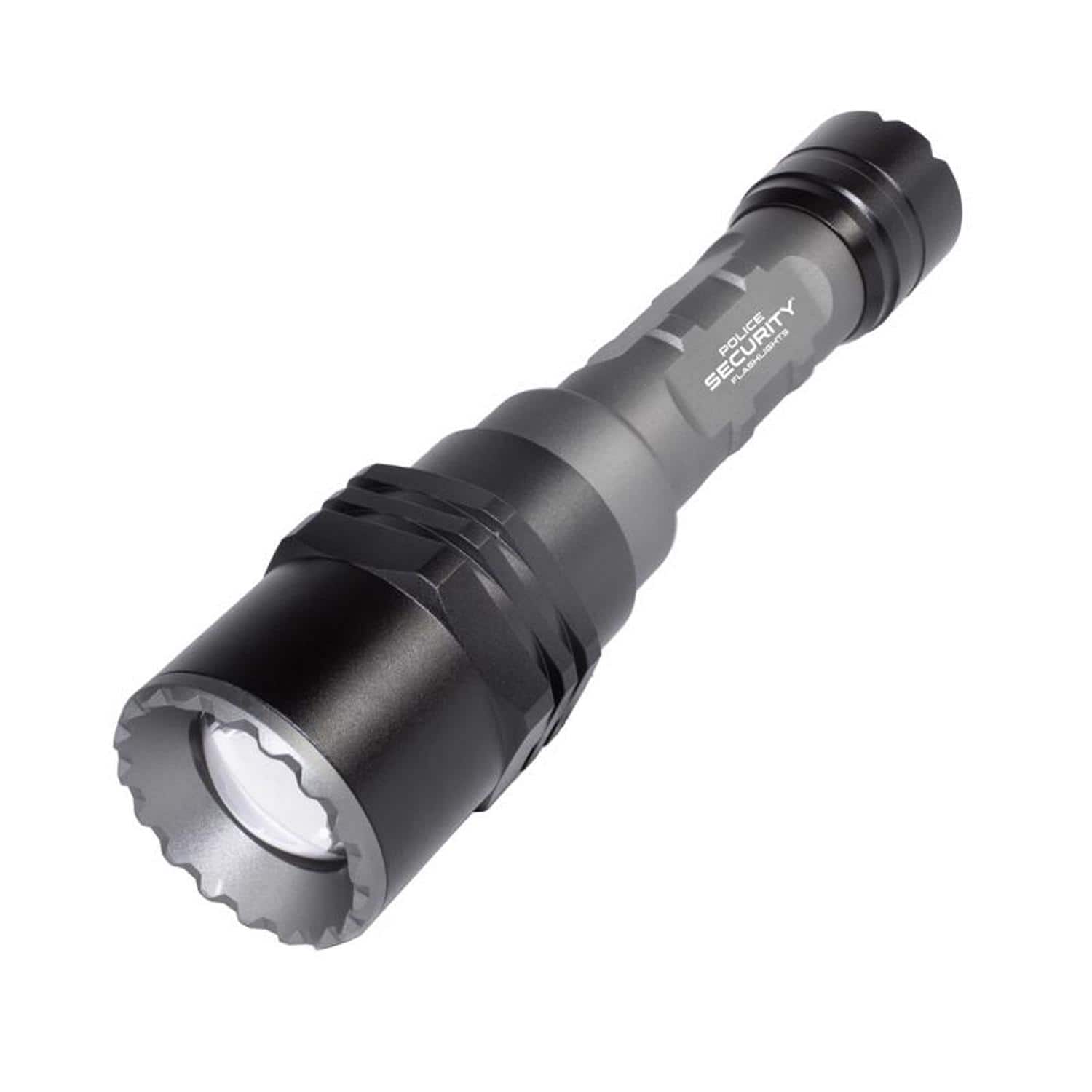 Police Security - Tactical 700 lm Black/Gray LED Flashlight 18650 Battery