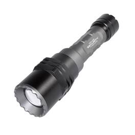 Police Security - Tactical 700 lm Black/Gray LED Flashlight 18650 Battery