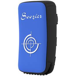 Soozier - in Muay Thai Kick Shield Punching Pad, Kick Shield for Martial Arts, Karate, Kickboxing - Blue