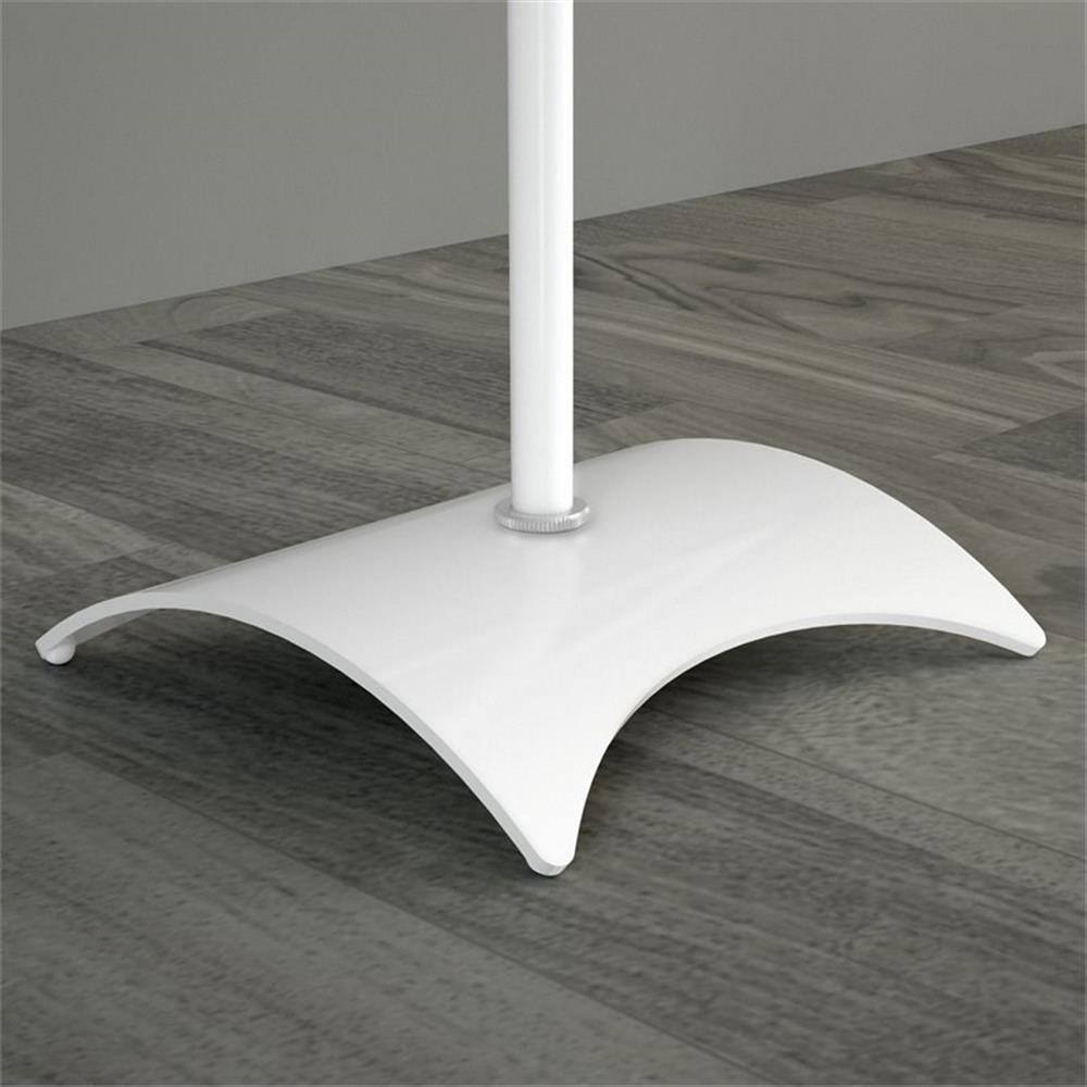 Alt View 7. AVF - Steel Speaker Floor Stands with Adjustable Height (Set of 2) - White.