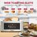 WIDE TOASTING SLOTS
Meet most family needs, and save your time to prepare a breakfast!
White Bagel Waffle Muffin Grain
888 C C i Tagal - mata Muro O Geek Chef