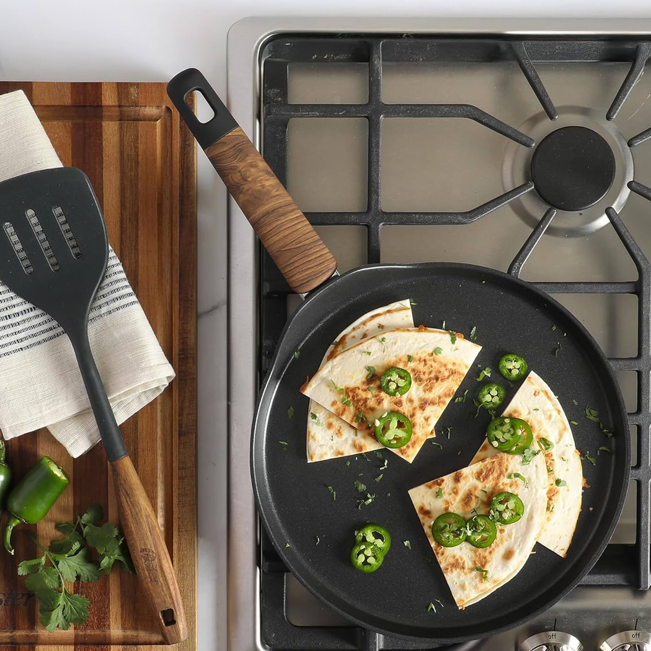 Alt View 6. Oster - Oster Oxburg 11 Inch Round Nonstick Aluminum Comal - Silver.