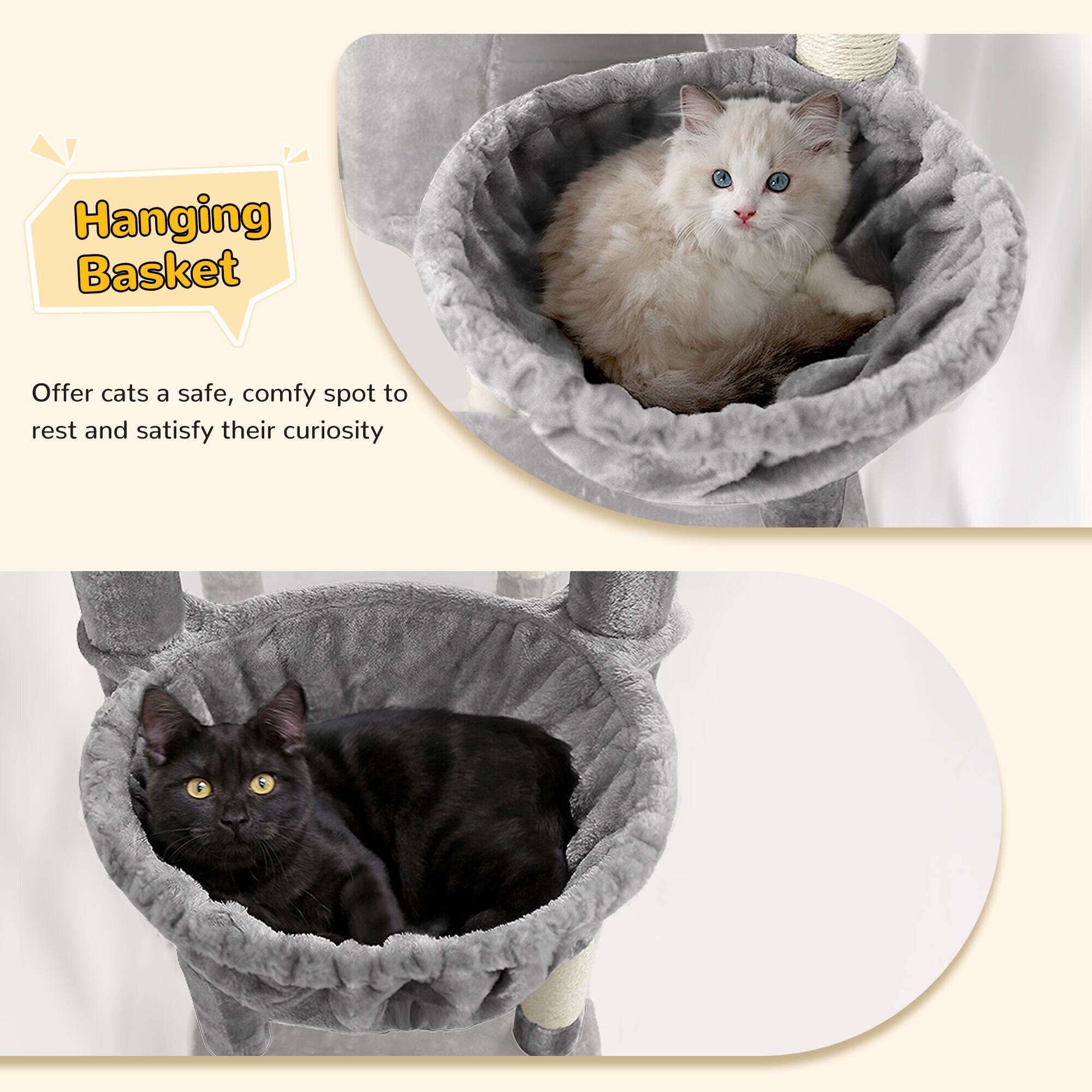 Hanging Basket

Offer cats a safe, comfy spot to rest and satisfy their curiosity
