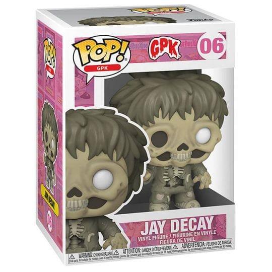 POKo PAILKIS PULK 06 1 POP! GPK GPK JAY DECAY VINYLE FIGURINE EN FIGURE I VINYL DE VINIL FIGURA PELIGRO DE ASFOOA TOUFFEMENT A ADVERTENCIA x ATTENTION DANGER D N A x WARNING: CHKNS HATARO
