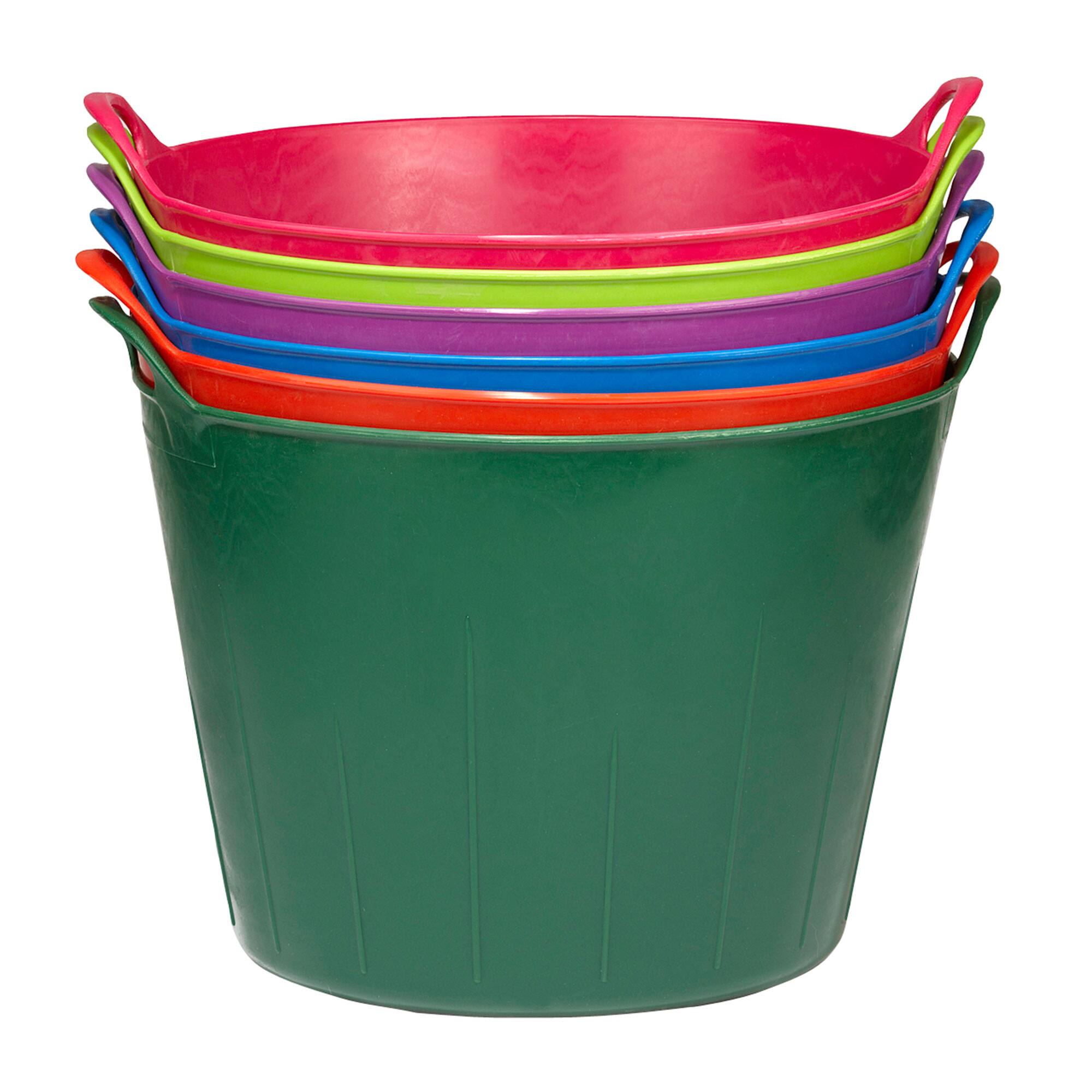 Alt View 8. Little Giant - Little Giant 11 Gallon Heavy Duty Farm Bucket Poly/Rubber Flex Tub with Handles.