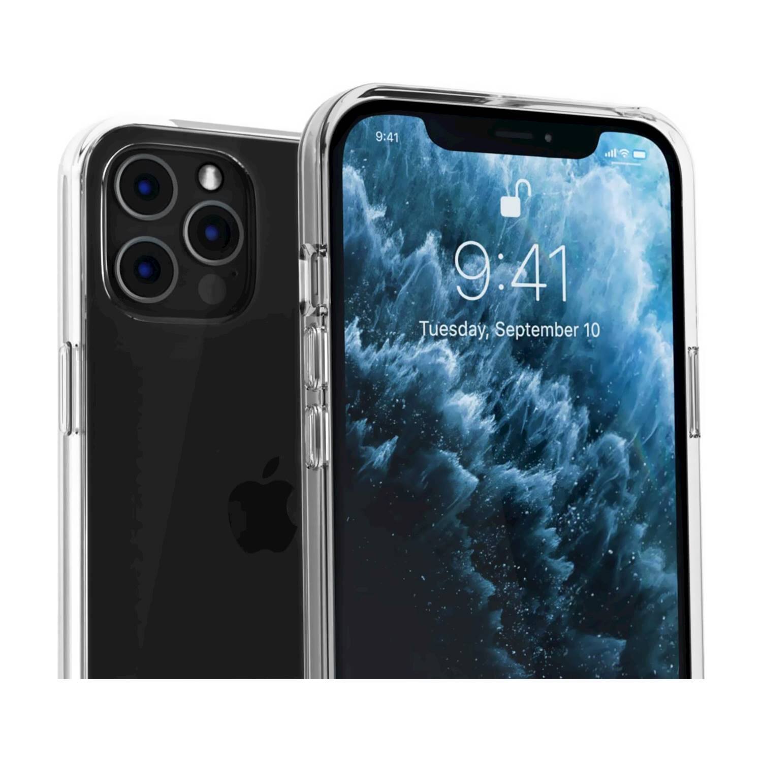 Alt View 12. SaharaCase - Hybrid-Flex Hard Shell Case for Apple iPhone 13 Pro - Clear.