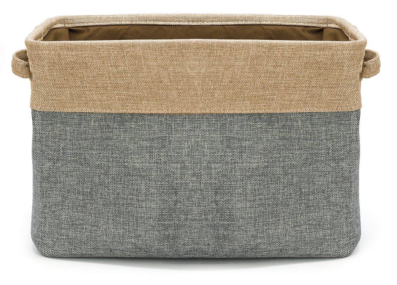 Alt View 4. Sorbus - Sorbus Collapsible Basket With Handles For Towels & Clothes (Single) - 15" L x 10.75" W x 9.50" H - Gray.