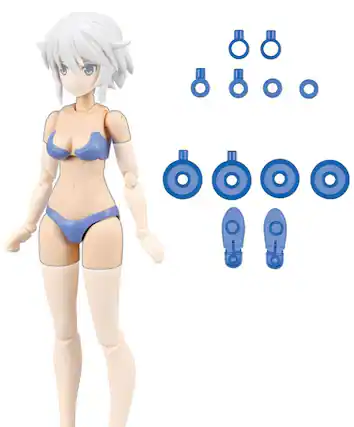 Front. Bandai - Bandai Hobby - 30 Minute Sisters - Option Body Parts: Type S01, Color A Model Kit - COLLECTIBLES - Multicolor.