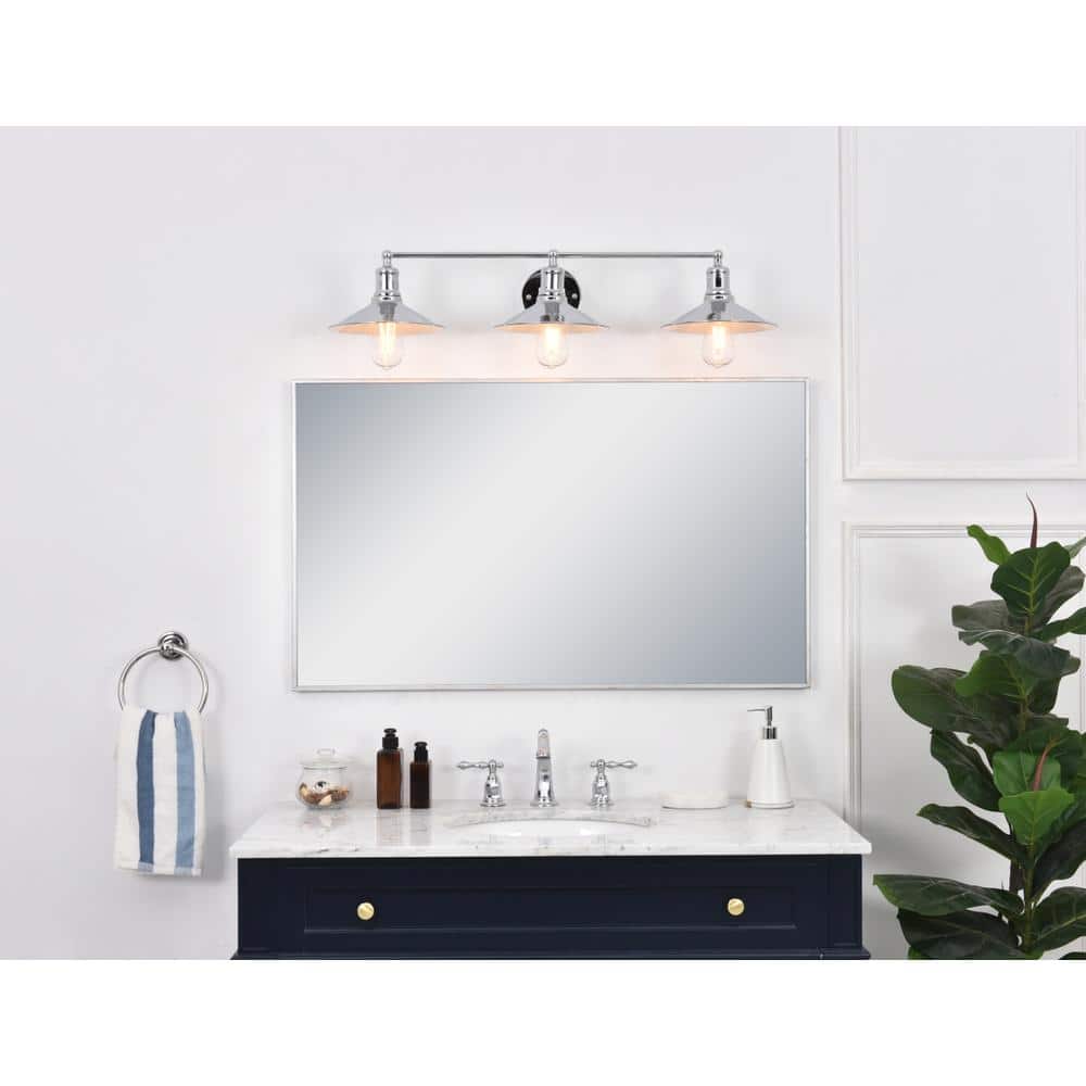 Living District - Etude 3 light Wall Sconce - Chrome price history on PriceWatchPro