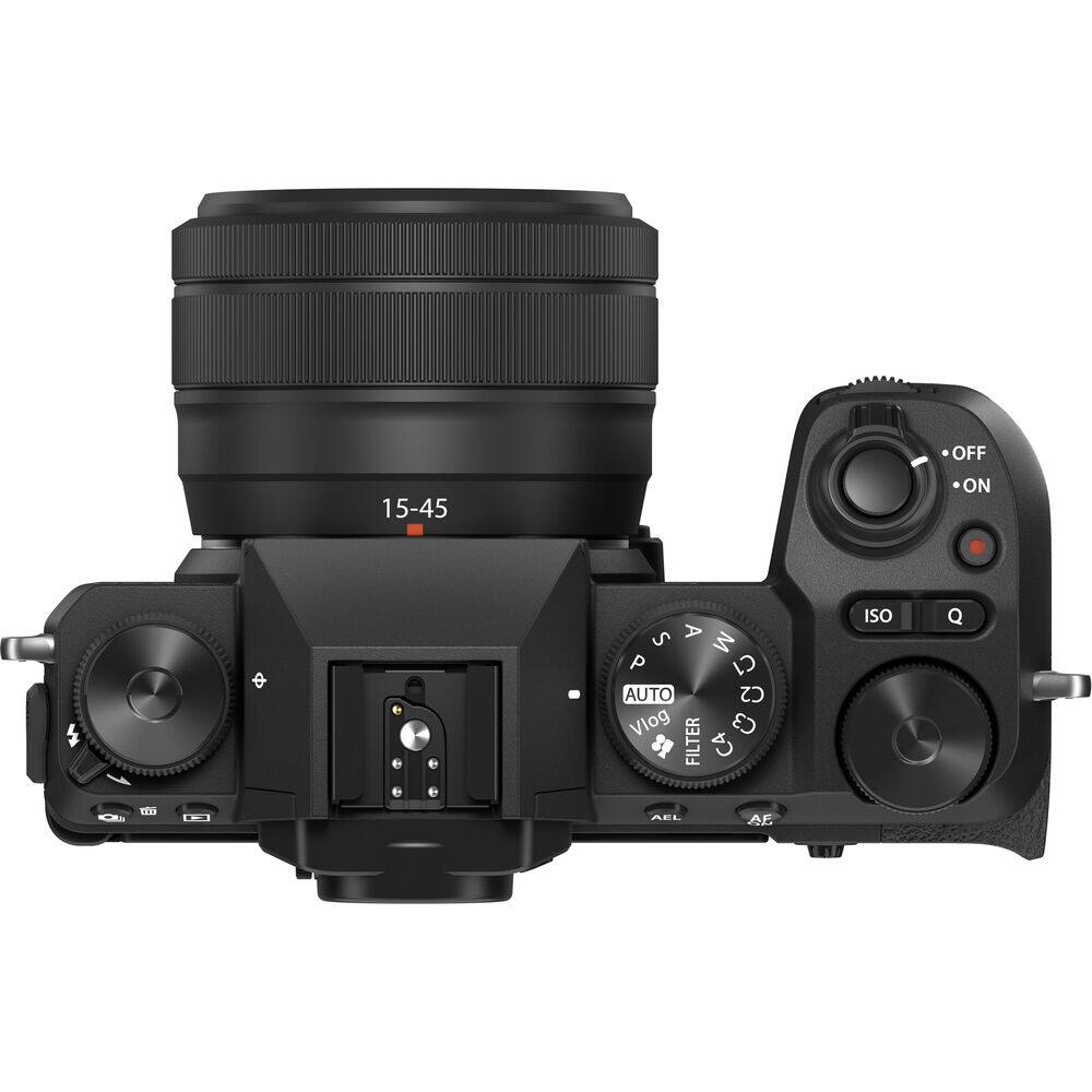 OFF C 15-45 S A M P C1 1 AUTO Vlog FILTER S C3 C2 ABL AE ISO ON Q