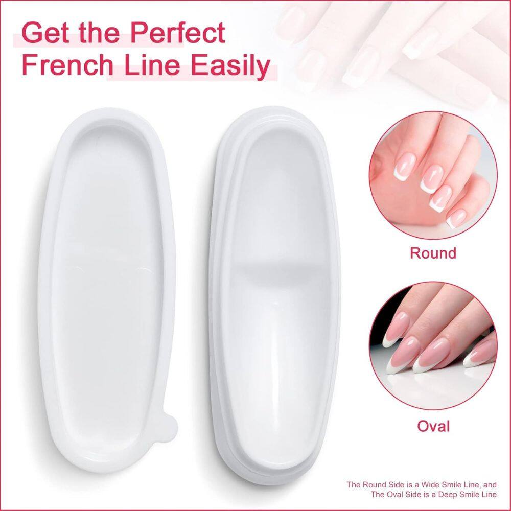 Get the Perfect French Line Easily

Round

Oval

The Round Side is a Wide Smile Line, and The Oval Side is a Deep Smile Line