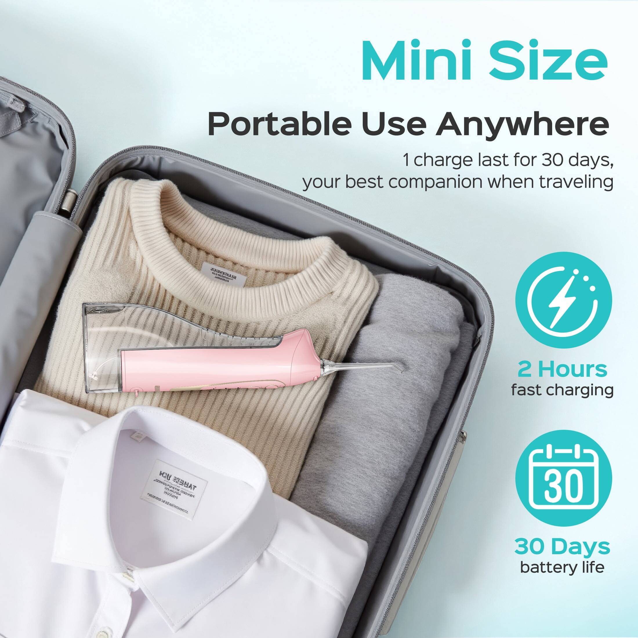Mini Size Portable Use Anywhere  
1 charge last for 30 days, your best companion when traveling  
2 Hours fast charging  
30 Days battery life
