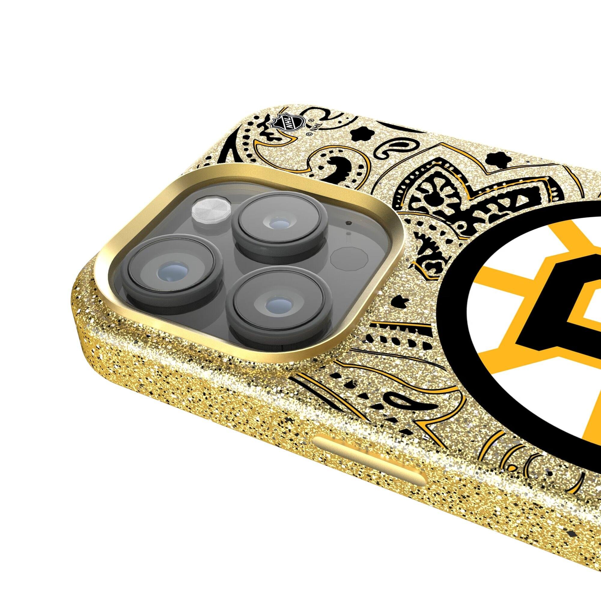 Alt View 3. Keyscaper - Gold Paisley Bling iPhone Case - 16 - Gold.