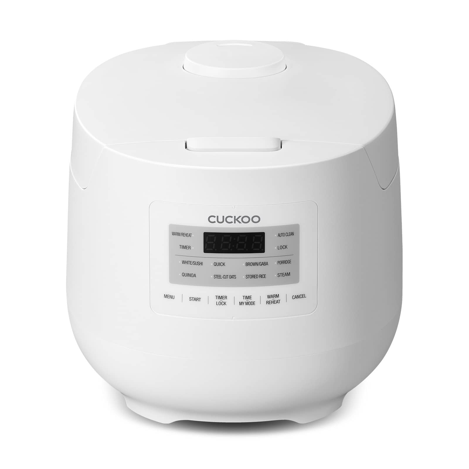 CUCKOO ELECTRONICS - Cuckoo Rice Cooker 12 Cups Cooked Warmer with Nonstick Pot 11 Menu Options and Micom Fuzzy Logic Tech (CR-0641F) - White