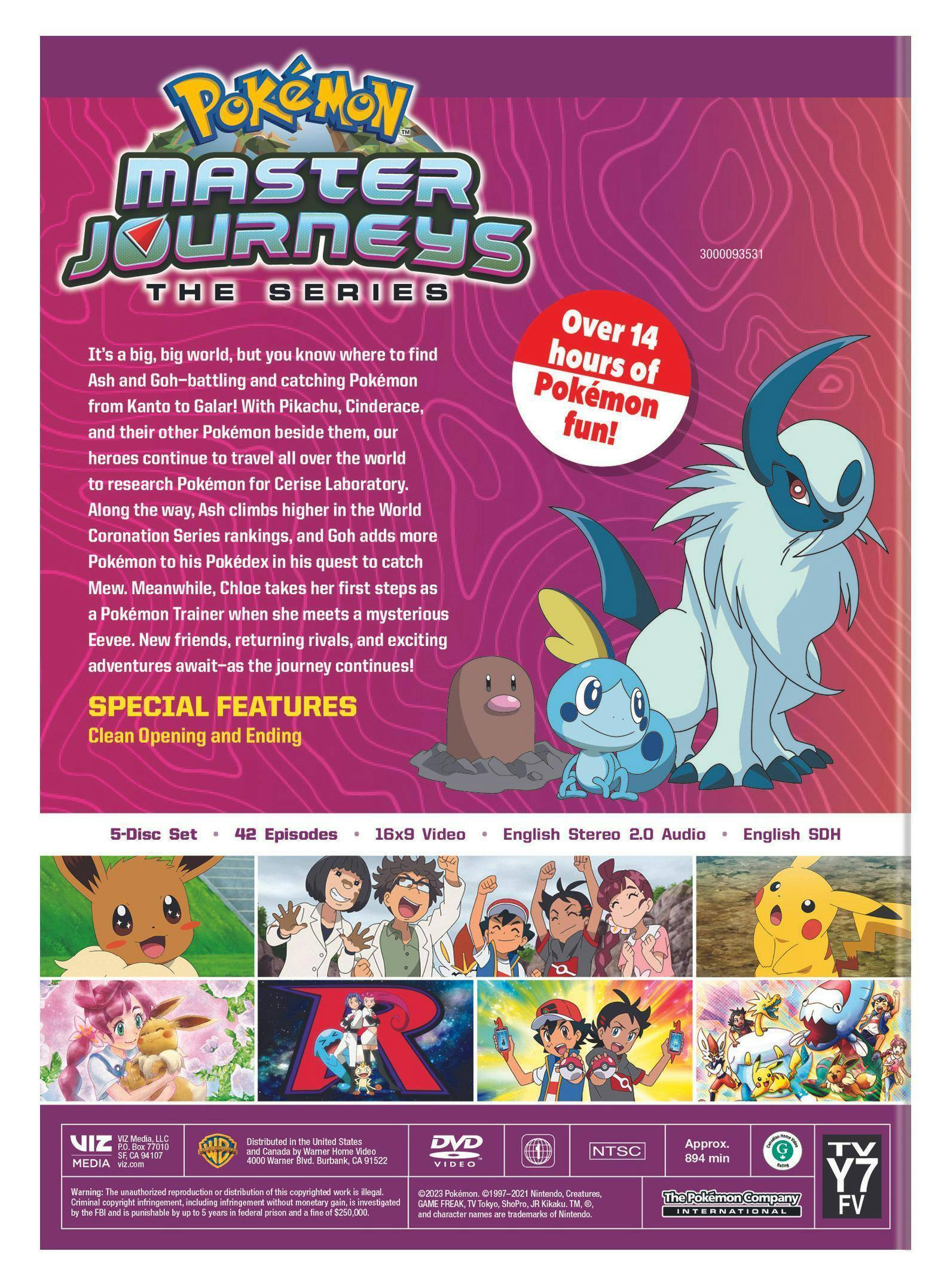 Back. Pokémon the Series: Master Journeys - The Complete Season (Box Set) [DVD].