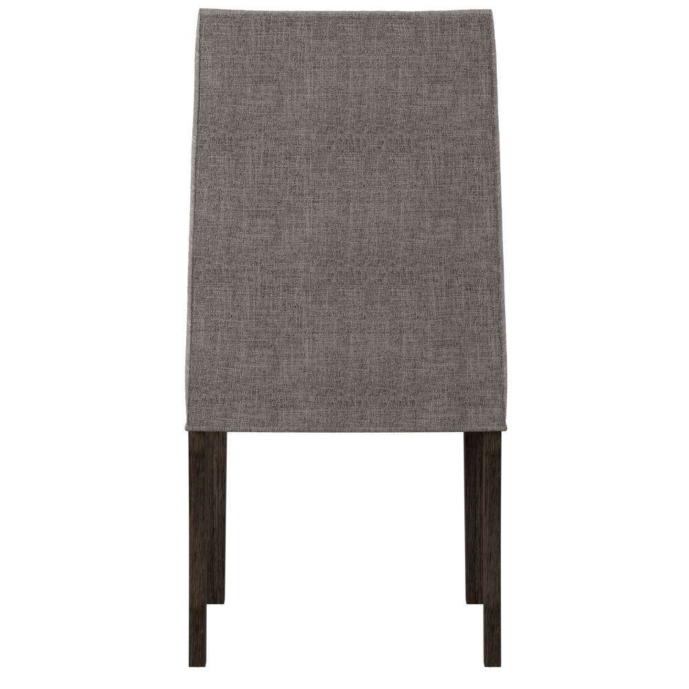Alt View 2. Liberty Furniture Industries - Double Bridge Upholstered Side Chair (RTA)-Set of 2 in Dark Chestnut - Brown.