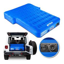 Pittman Outdoors - AirBedz Mattress for Jeeps with Built-In Pump & Carry Bag - Blue