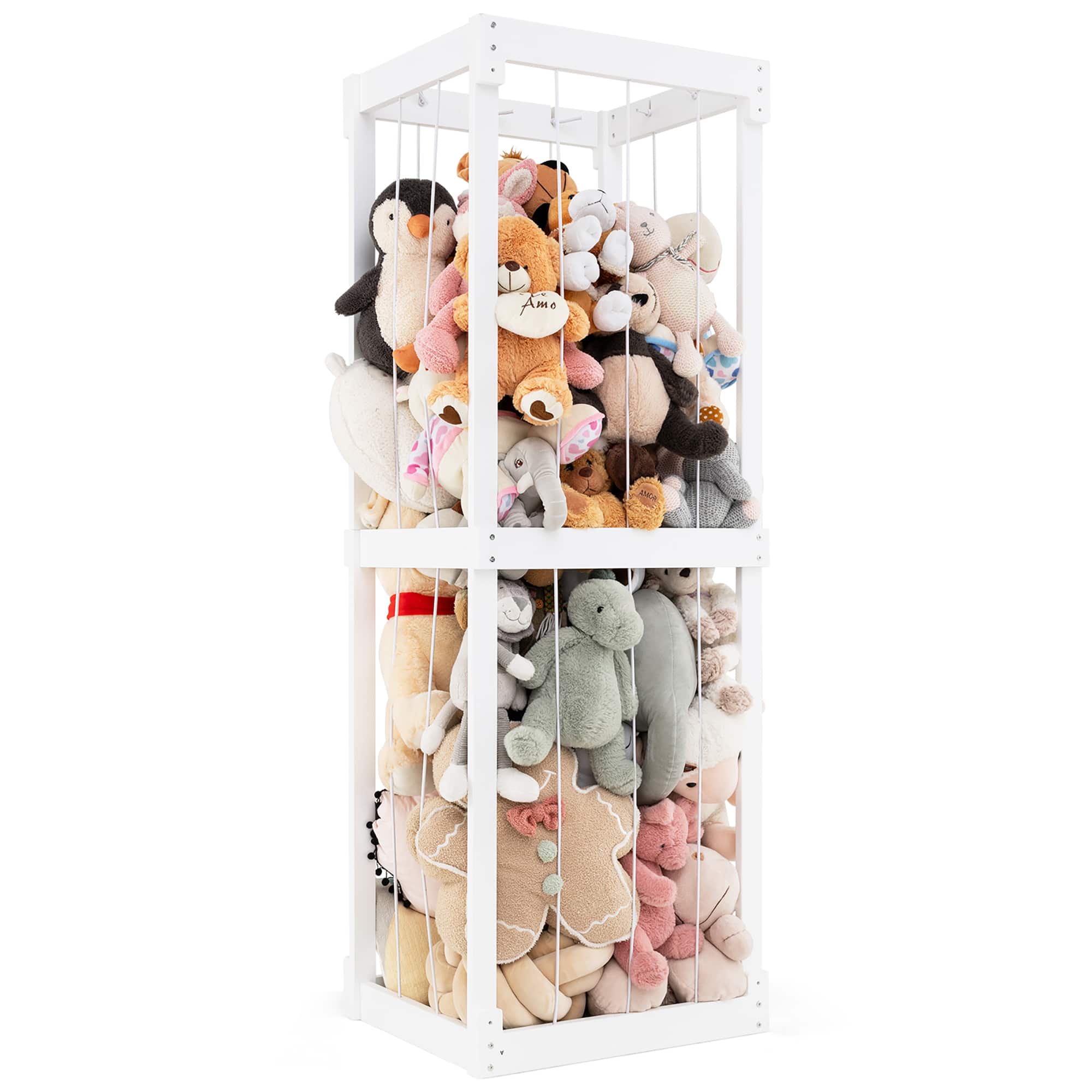 Gymax 300L Large Stuffed Animal Storage Space saving Toy Storage
