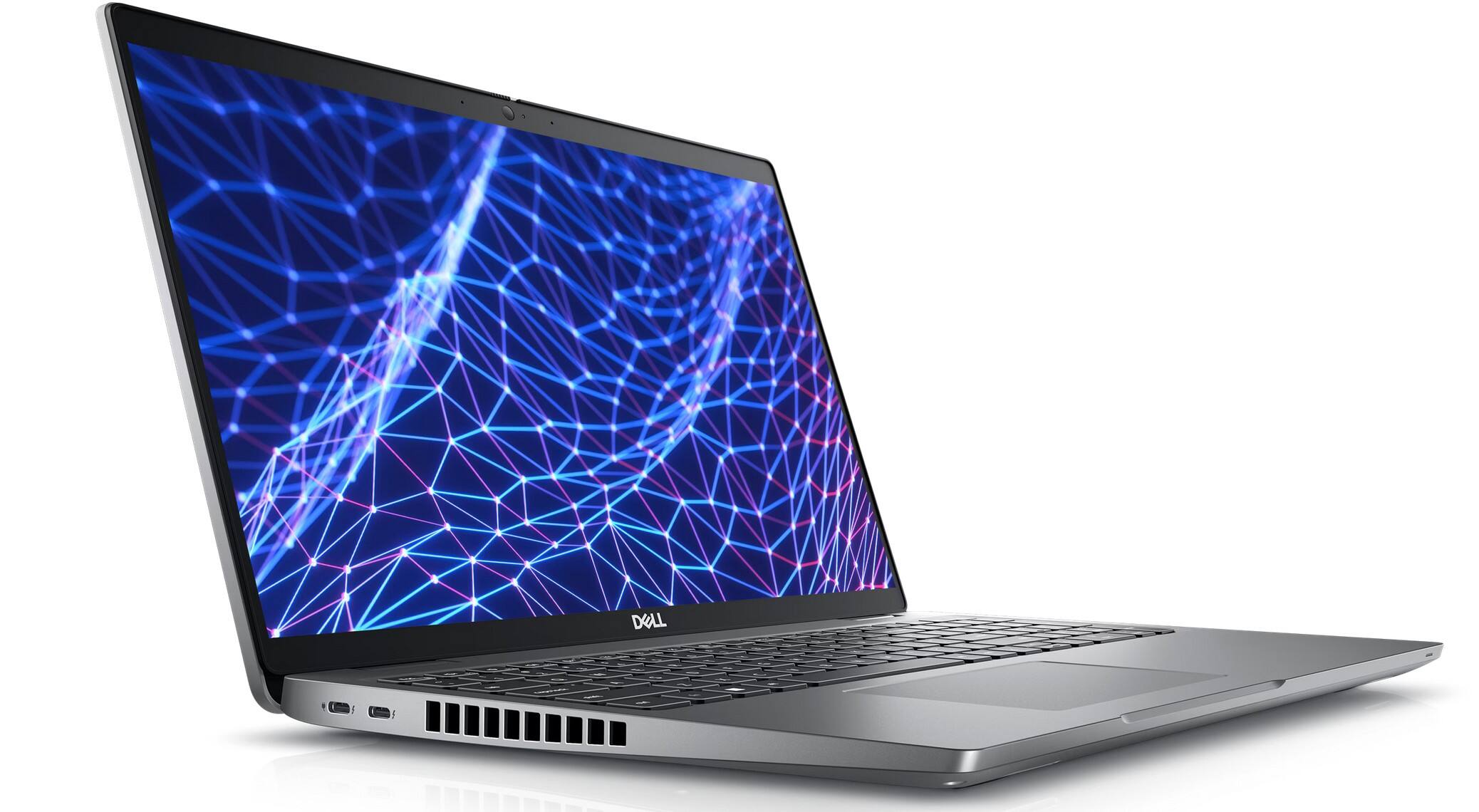 Left. Dell - Latitude 5530 Business Laptop PC | Intel Core i5-12th | 15.6" HD Non-touch | 16GB RAM |512GB NVMe | Backlit KB | Win 11. - Silver.