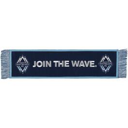 Winning Streak Sports - Vancouver Whitecaps FC 30.5'' x 8'' Heritage Scarf Banner - Navy