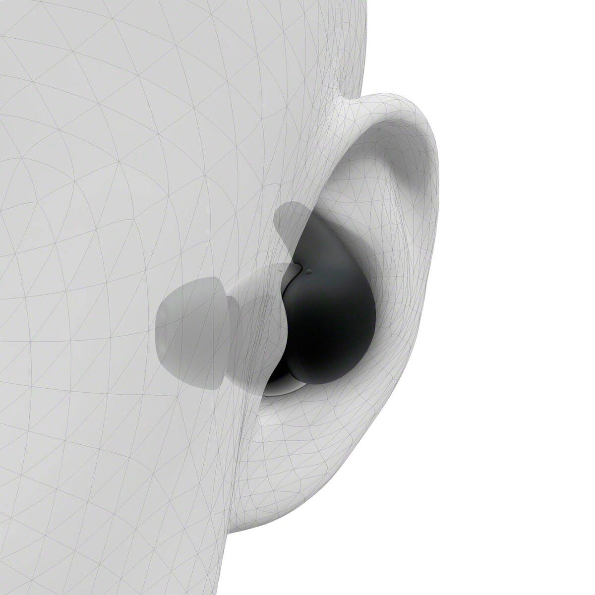 Alt View 26. Sony - LinkBuds Fit True Wireless Noise Canceling Earbuds - Black.