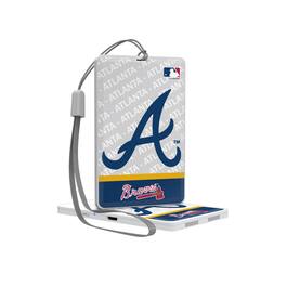 Keyscaper - Atlanta Braves End Zone Pocket Bluetooth Speaker - Multicolor