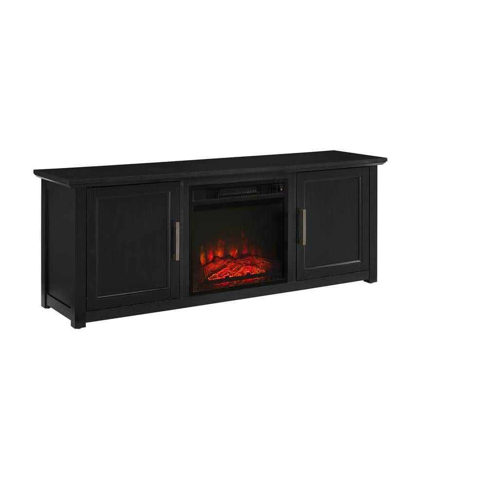 Crosley Furniture - Camden Low Profile Fireplace Tv Stand For 65+ Inch Tv - Black