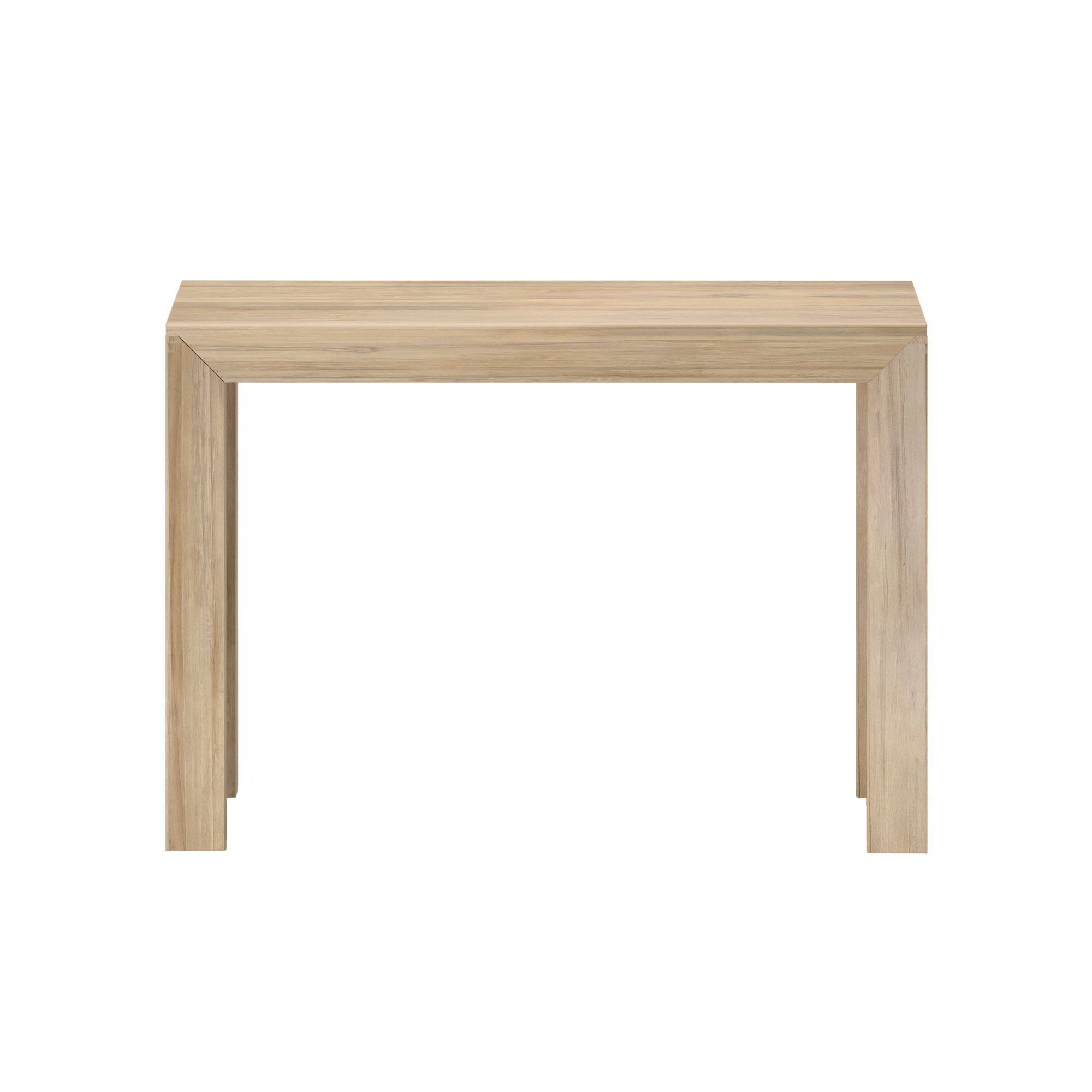 Alt View 3. Plank+Beam - Modern Console Table - 46 inches, Blonde - Blonde.