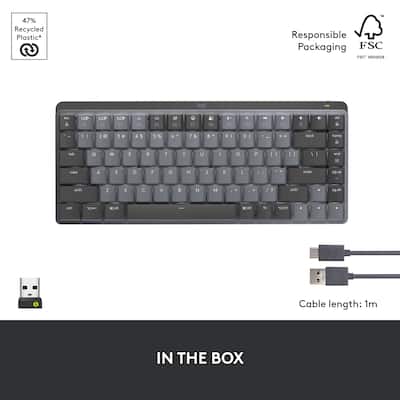 Logitech MX Mechanical Mini Compact Wireless Mechanical Tactile Logitech MX Mechanical Mini Compact Wireless Mechanical Tactile