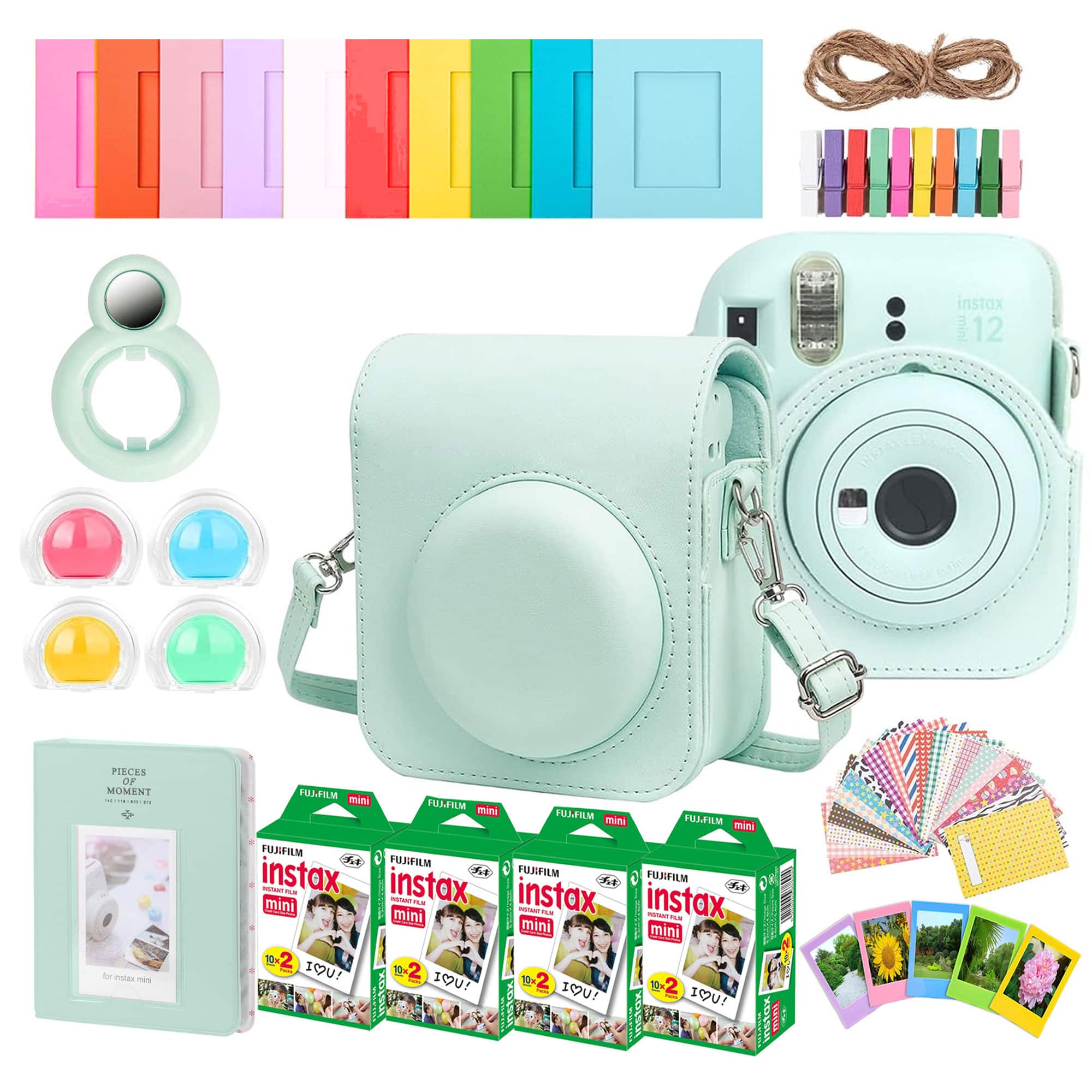 Complete Accessory Kit for Fujifilm Instax Mini 12 with 2x10 Film 4 Pack - Green price history on PriceWatchPro