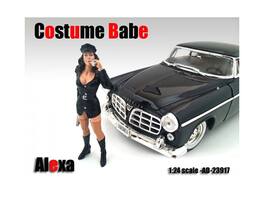 Costume Babe Alexa Figure For 1/24 Scale Models by American Diorama - Multi